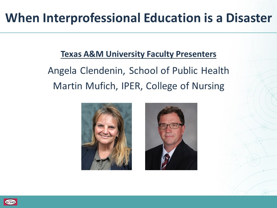 When Interprofessional Education is a Disaster
